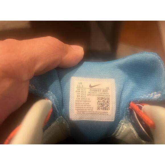 Nike Zoom Vomero 15 Running Shoes – Blue/Orange – Men’s Size 11.5 - Picture 9 of 9